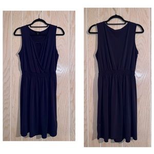 Espresso Navy Twist Dress
